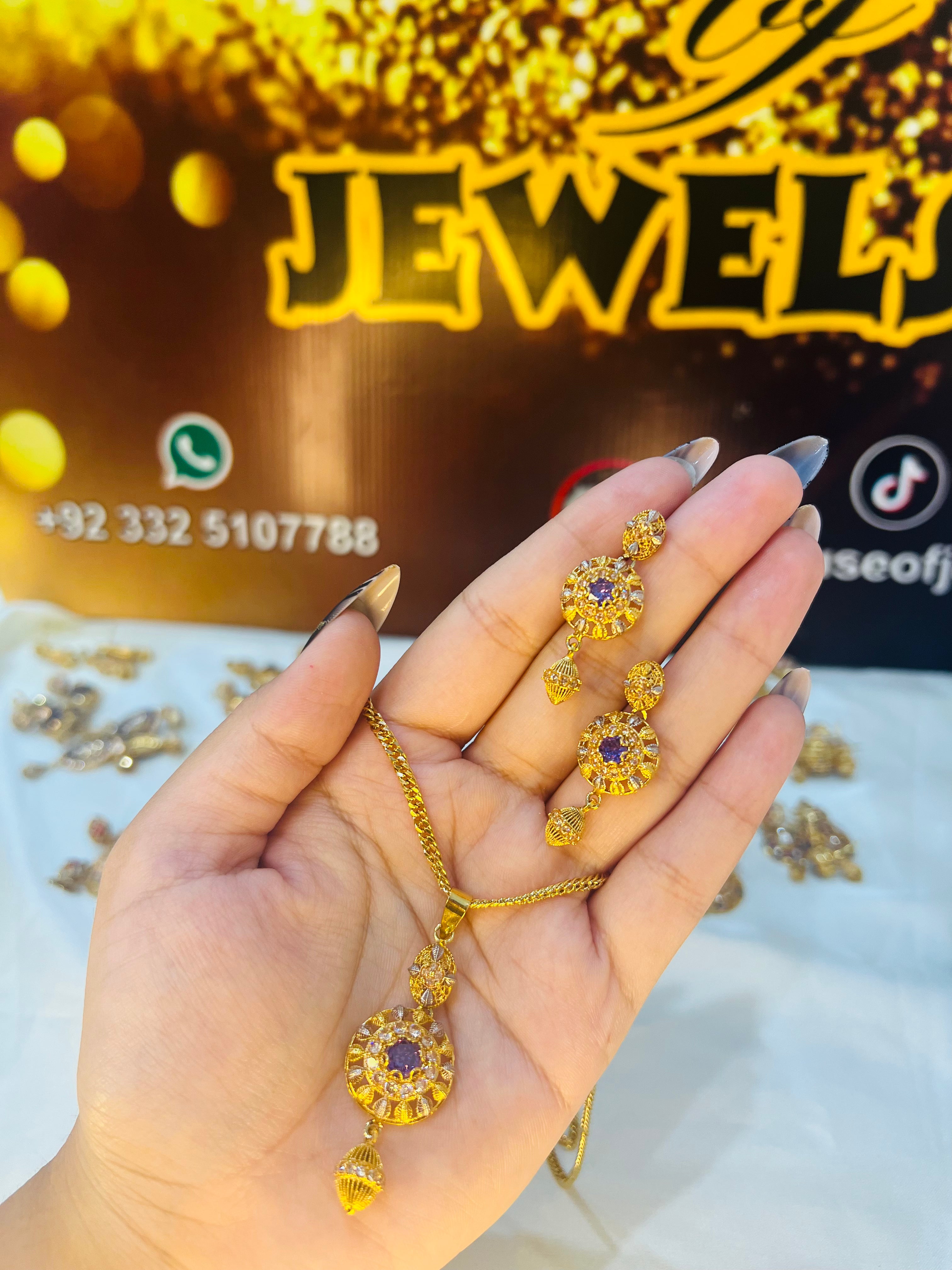 RP Stone Pendant Set SP0007