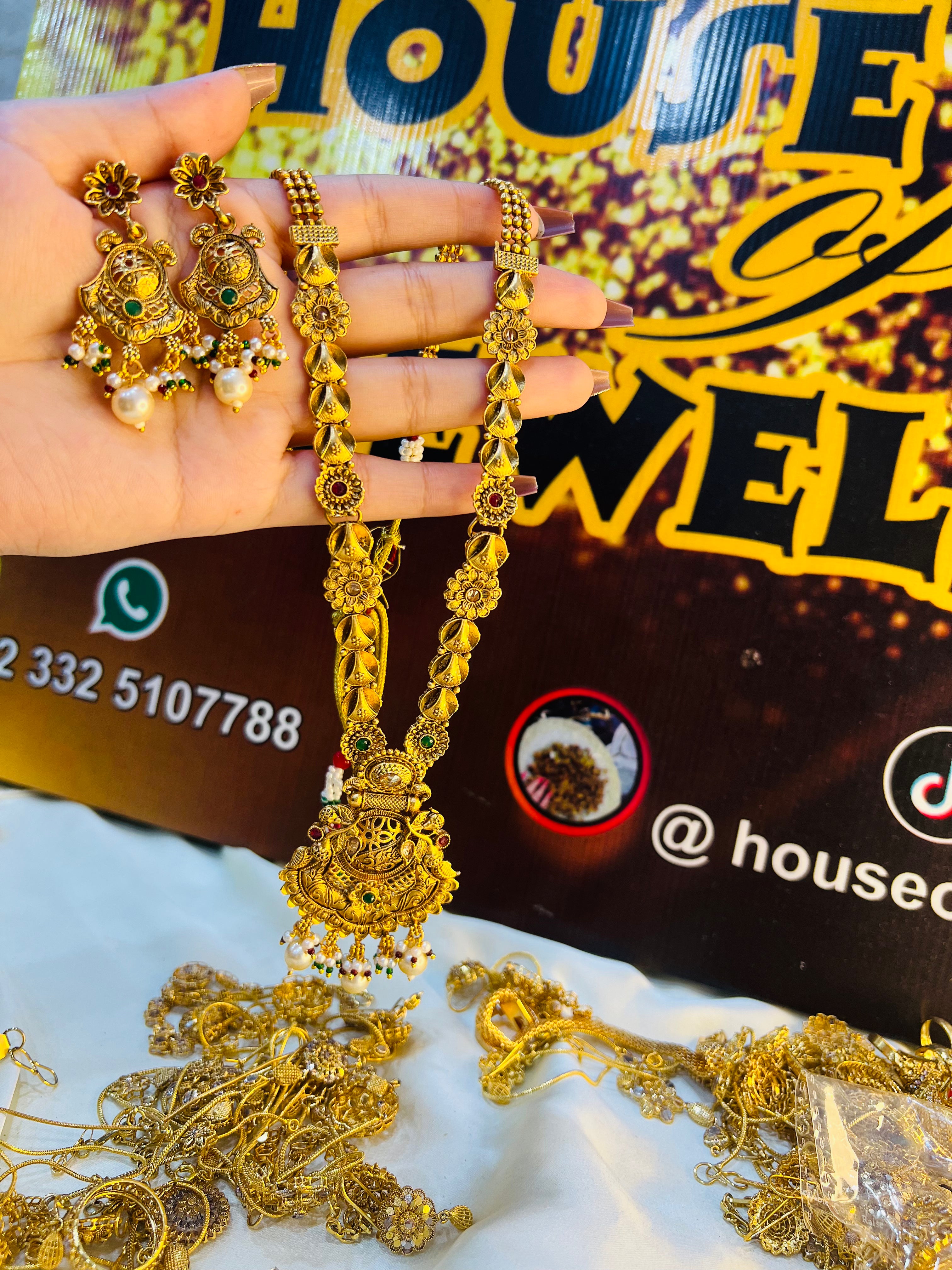 Rajwari Long Mala Set RWM0001