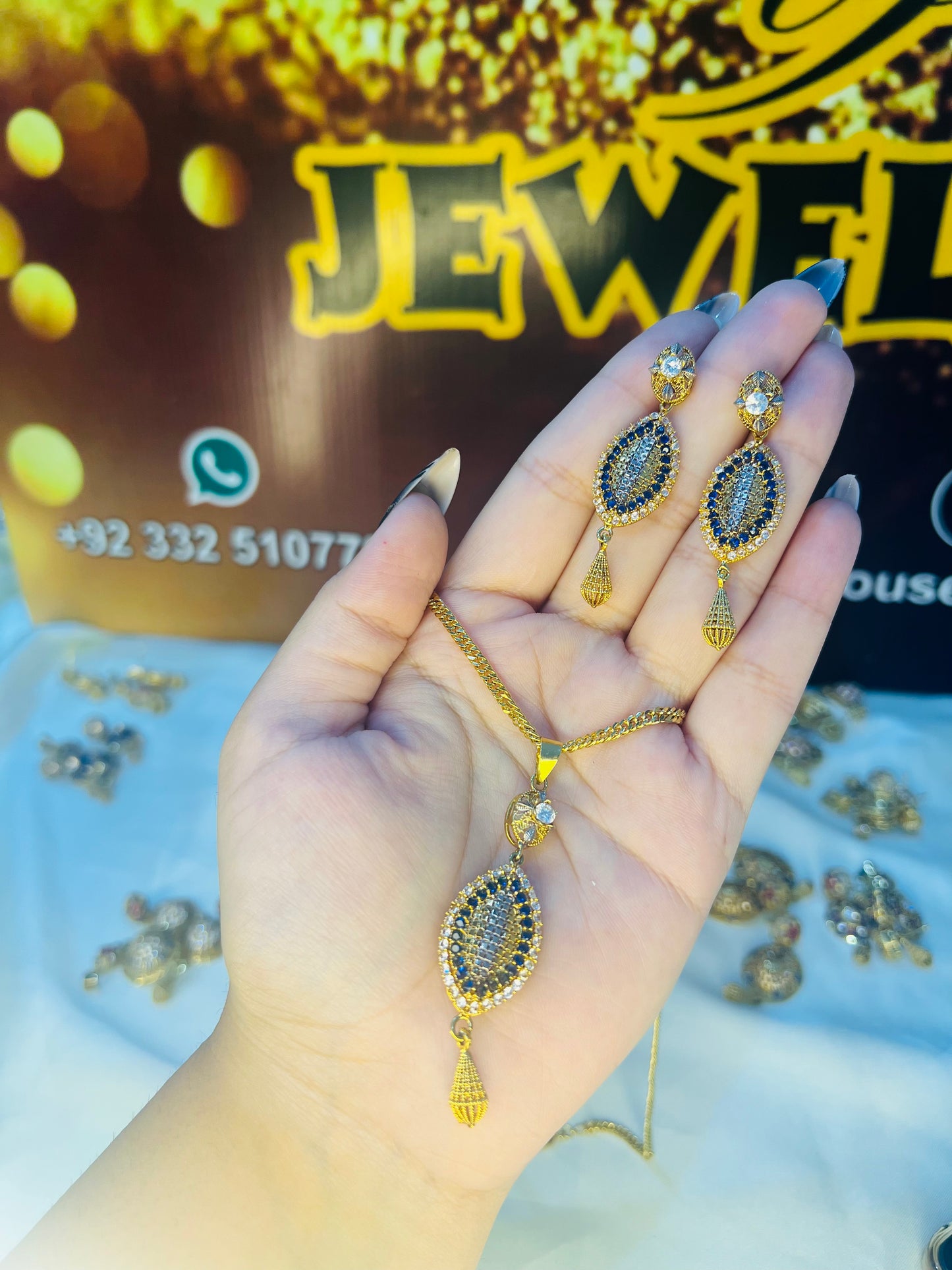 RP Stone Pendant Set SP0005