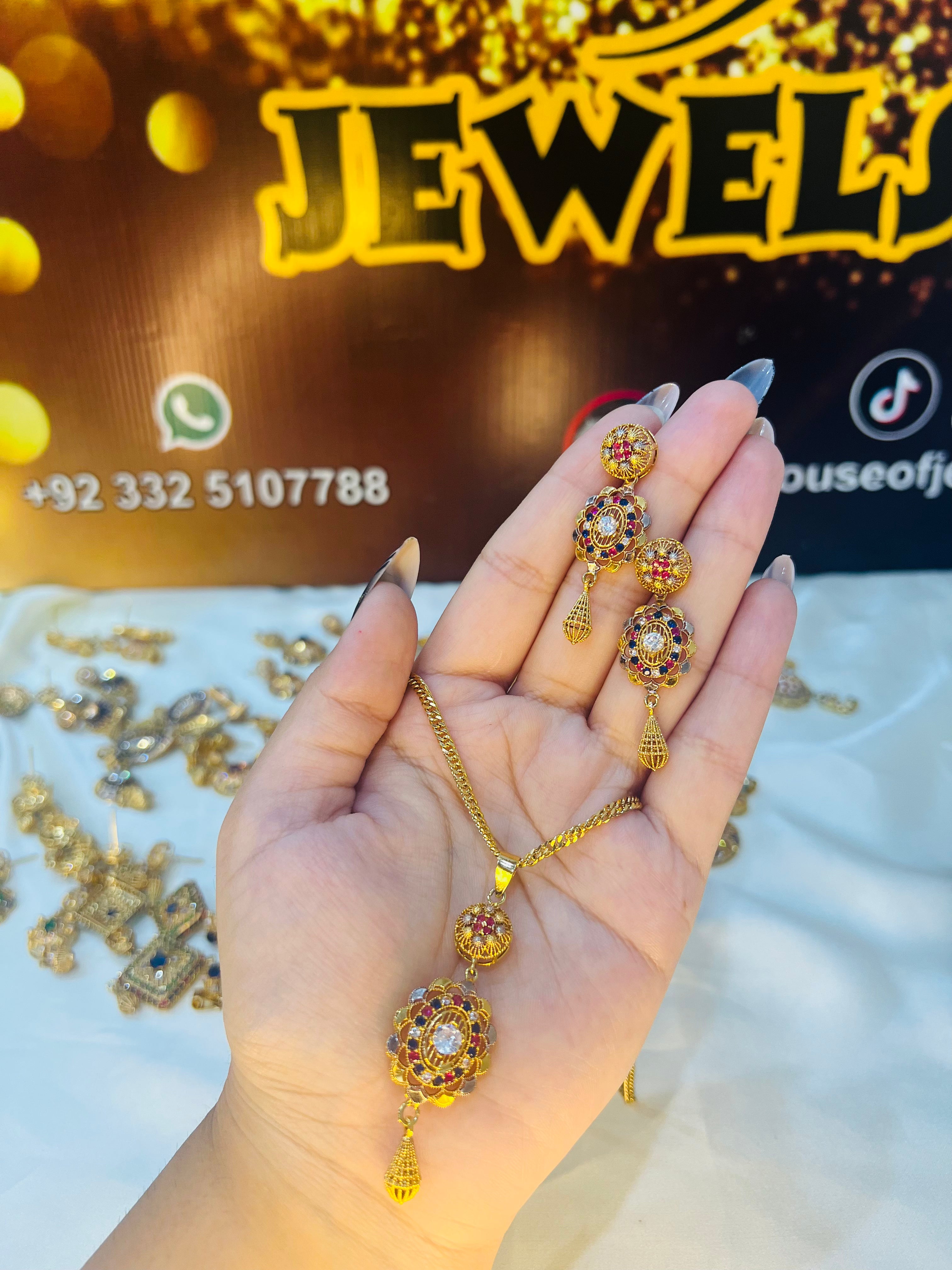 RP Stone Pendant Set SP0021